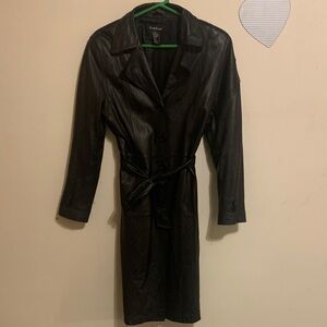 bebe Black Trench Coat
